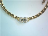 Necklace Giorgio Visconti Woman in Gold Zaffiro 0.23 Ct ORO 750/°°° GB - ORO 750/°°° GB